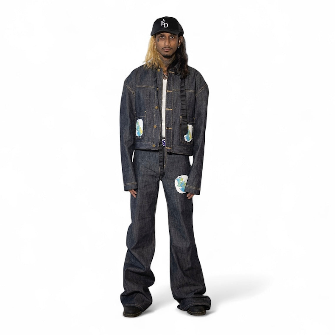 NYC Selvedge Denim Cropped Jacket